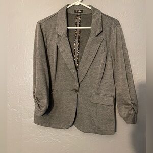 Guess Gray Blazer with Button Detail Size XL